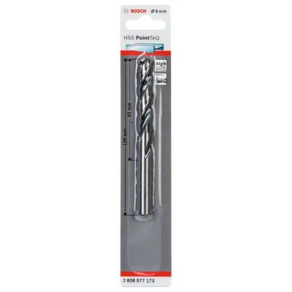 Сверло по металлу HSS PointTeQ 9 мм Bosch 2608577173