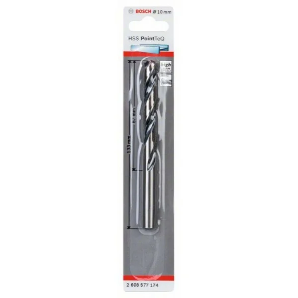 Сверло по металлу HSS PointTeQ 10 мм Bosch 2608577174