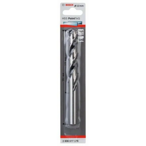 Сверло по металлу HSS PointTeQ 12 мм Bosch 2608577176