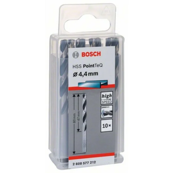 Сверло по металлу HSS PointTeQ (10 шт.) 4.4 мм Bosch 2608577212