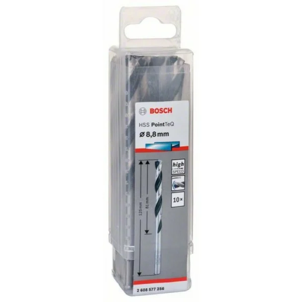 Сверло по металлу HSS PointTeQ (10 шт.) 8.8 мм Bosch 2608577256