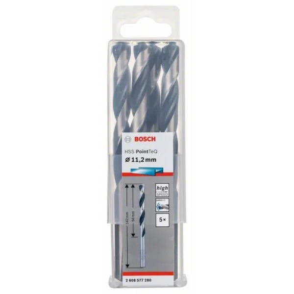 Сверло по металлу HSS PointTeQ (5 шт.) 11.2 мм Bosch 2608577280