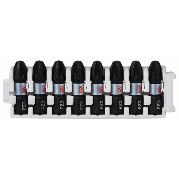Кассета ударных бит Impact Control 25 мм PZ3 8 шт Bosch 2608522378