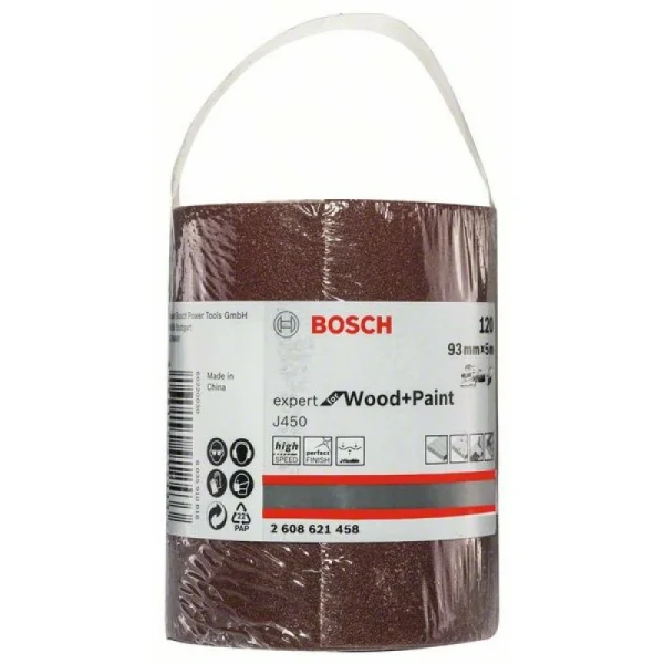 Шлифрулон J450 Expert for Wood+Paint 93x5000 мм K120 Bosch 2608621458 — изображение 2