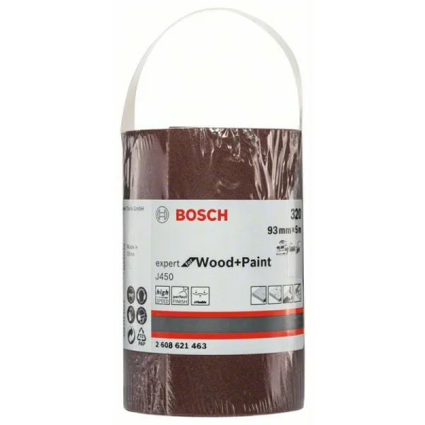 Шлифрулон J450 Expert for Wood+Paint 93x5000 мм K320 Bosch 2608621463 — изображение 2
