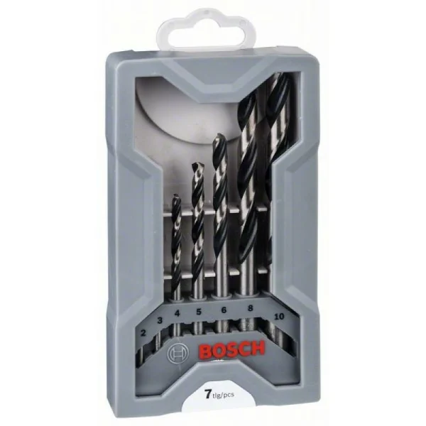 Набор сверл HSS PointTeQ 7 шт Mini X-Line D2-10 Bosch 2608577347