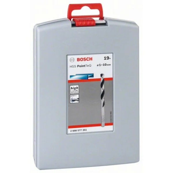 Набор сверл HSS PointTeQ 19 шт ProBox D1-10 Bosch 2608577351