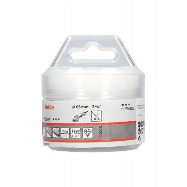 Алмазная коронка Dry Speed X-LOCK 65 мм Bosch 2608599020 — изображение 2