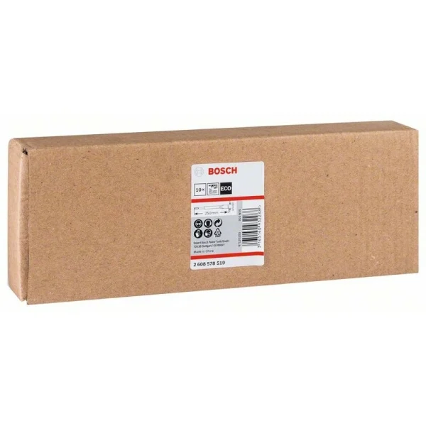 Зубило плоское SDS-Plus (10 шт.) 250 мм ECO Bosch 2608578519 — изображение 2