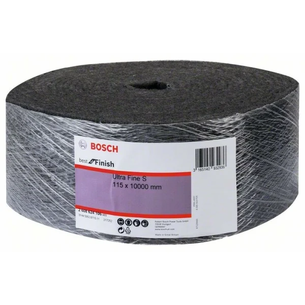 Нетканый шлифматериал в рулонах 115 мм x 10 м, Ultra Fine S Bosch 2608624106 — изображение 2