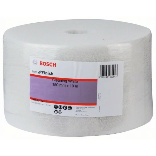 Нетканый шлифматериал в рулонах 150 мм x 10 м, white Bosch 2608624107 — изображение 2