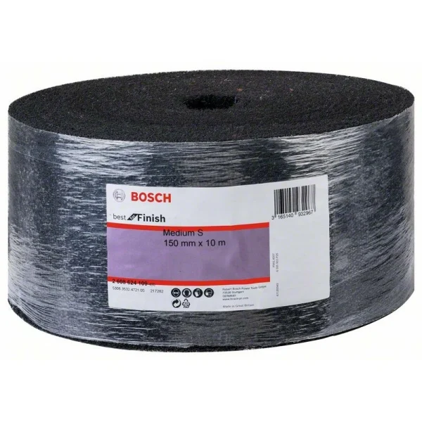 Нетканый шлифматериал в рулонах 150 мм x 10 м, Medium S Bosch 2608624109 — изображение 2