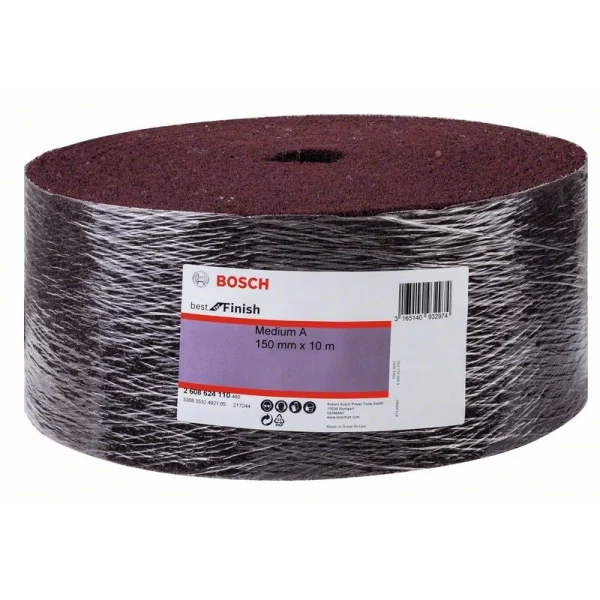 Нетканый шлифматериал в рулонах 150 мм x 10 м, Medium AlOx Bosch 2608624110 — изображение 2