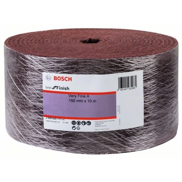 Нетканый шлифматериал в рулонах 150 мм x 10 м, Very Fine AlOx Bosch 2608624111 — изображение 2