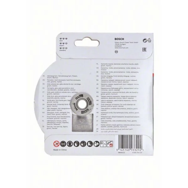 Алмазный диск Best for Ceramic Extraclean Turbo X-LOCK 115x22,23x1,4x7 мм Bosch 2608615131 — изображение 2