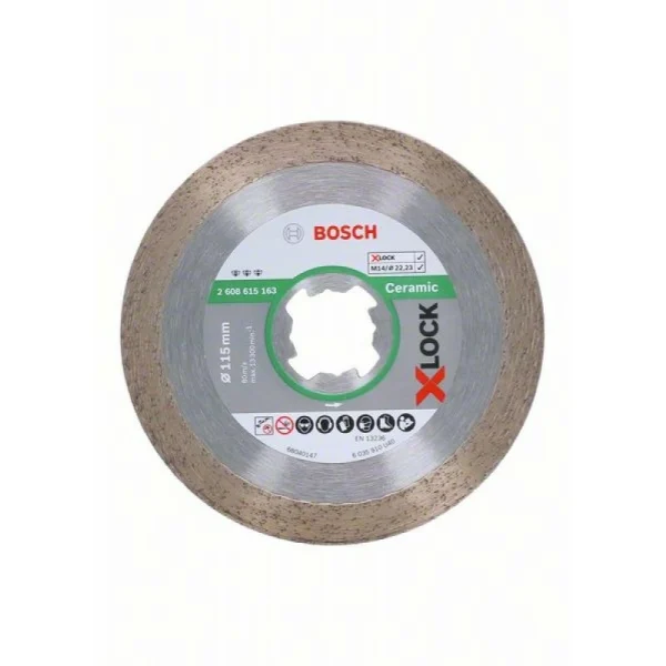 Алмазный диск Best for Ceramic X-LOCK 115x22,23x1,8x10 мм Bosch 2608615163 — изображение 3