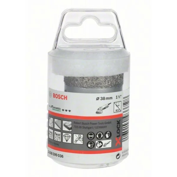 Алмазная коронка Dry Speed X-LOCK 38 мм Bosch 2608599036 — изображение 2