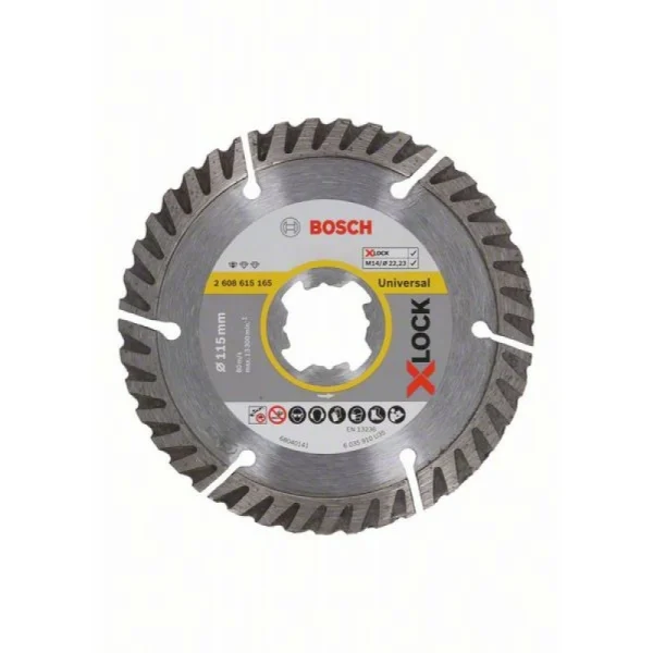 Алмазный диск Standard for Universal X-LOCK 115x22,23x1,6x10 мм Bosch 2608615165 — изображение 3