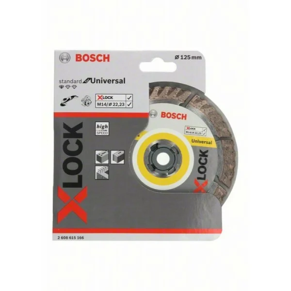 Алмазный диск Standard for Universal X-LOCK 125x22,23x1,6x10 мм Bosch 2608615166 — изображение 2