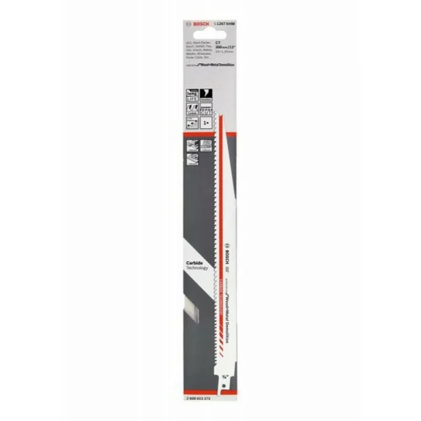 Сабельная пилка S1267XHM Endurance for Wood+Metal Demolition Bosch 2608653273 — изображение 2