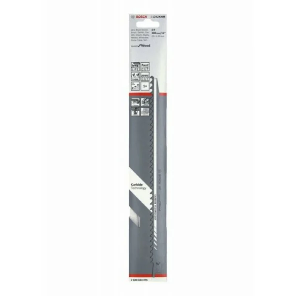 Сабельная пилка S1242KHM Speed for Wood Bosch 2608653275 — изображение 2