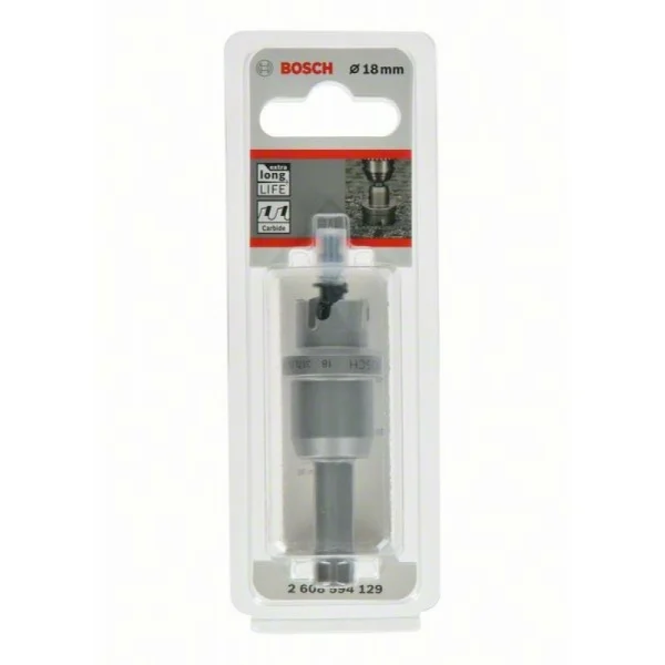 Коронка Endurance for Heavy Metal с твердосплавными напайками 18 мм Bosch 2608594129