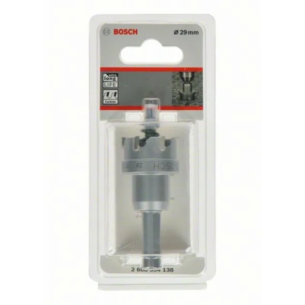 Коронка Endurance for Heavy Metal с твердосплавными напайками 29 мм Bosch 2608594138