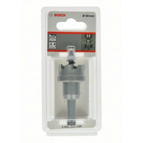 Коронка Endurance for Heavy Metal с твердосплавными напайками 30 мм Bosch 2608594139