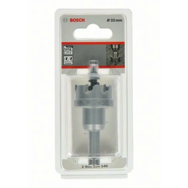 Коронка Endurance for Heavy Metal с твердосплавными напайками 32 мм Bosch 2608594140