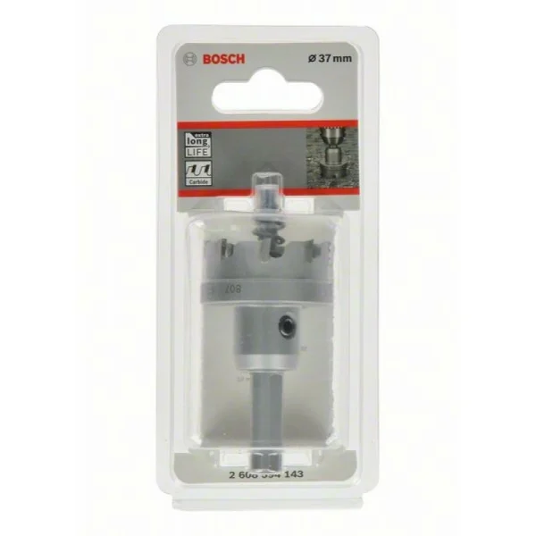 Коронка Endurance for Heavy Metal с твердосплавными напайками 37 мм Bosch 2608594143