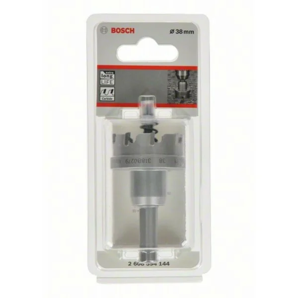 Коронка Endurance for Heavy Metal с твердосплавными напайками 38 мм Bosch 2608594144