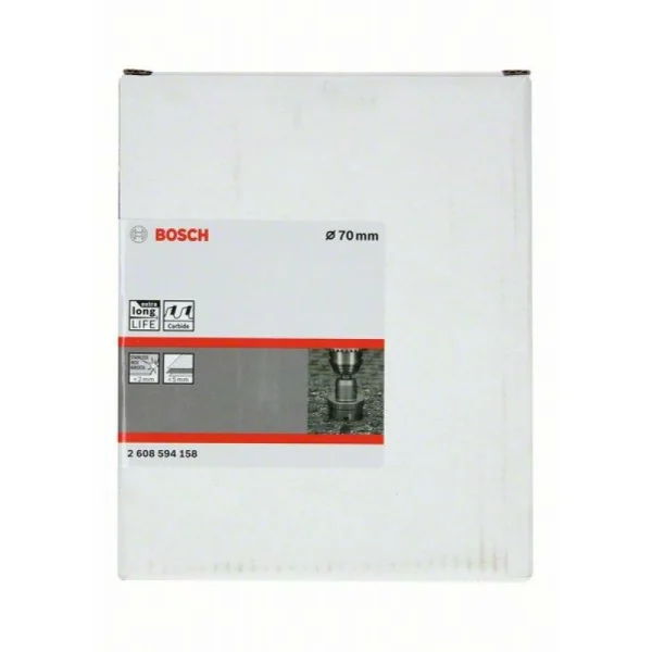 Коронка Endurance for Heavy Metal с твердосплавными напайками 70 мм Bosch 2608594158