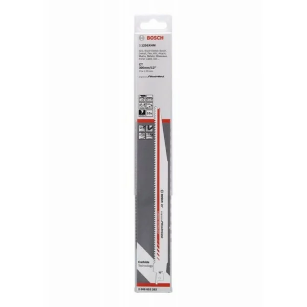 Сабельные пилки (10 шт.) S1256XHM Progressor for Wood+Metal Bosch 2608653283 — изображение 2