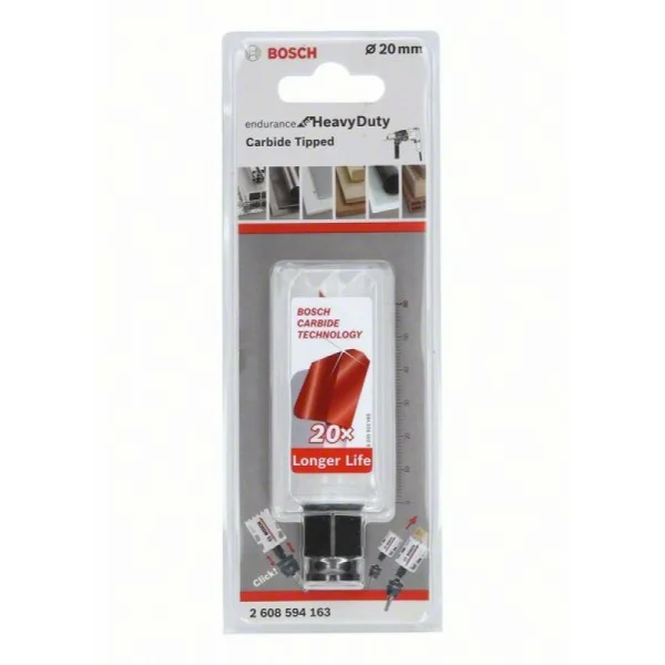 Коронка HM 20 мм Endurance f/Heavy Duty Bosch 2608594163 — изображение 2