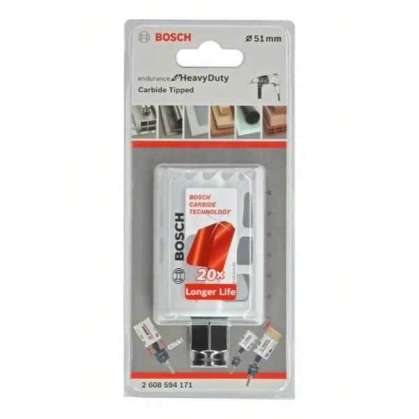 Коронка HM 51 мм Endurance f/Heavy Duty Bosch 2608594171 — изображение 2