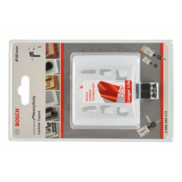 Коронка HM 60 мм Endurance f/Heavy Duty Bosch 2608594173 — изображение 2