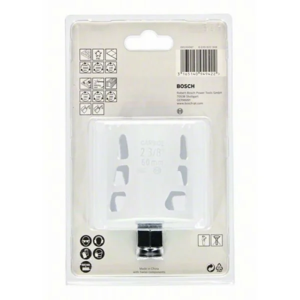 Коронка HM 60 мм Endurance f/Heavy Duty Bosch 2608594173