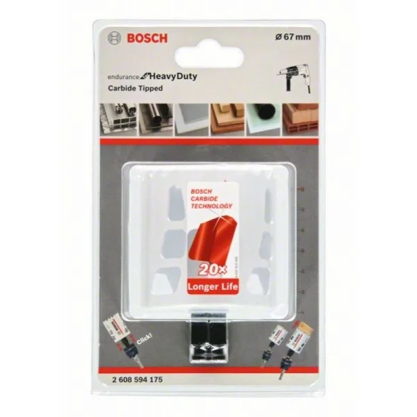 Коронка HM 67 мм Endurance f/Heavy Duty Bosch 2608594175 — изображение 2