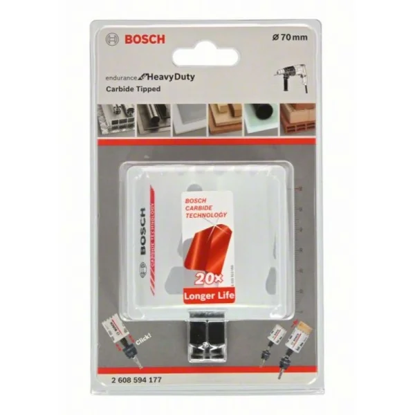 Коронка HM 70 мм Endurance f/Heavy Duty Bosch 2608594177 — изображение 2