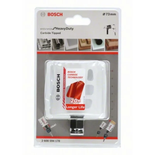 Коронка HM 73 мм Endurance f/Heavy Duty Bosch 2608594178 — изображение 2