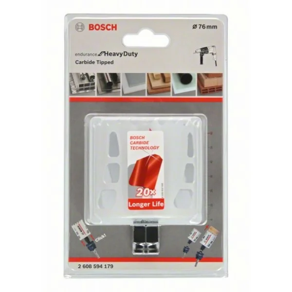 Коронка HM 76 мм Endurance f/Heavy Duty Bosch 2608594179 — изображение 2