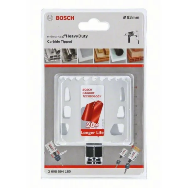 Коронка HM 83 мм Endurance f/Heavy Duty Bosch 2608594180