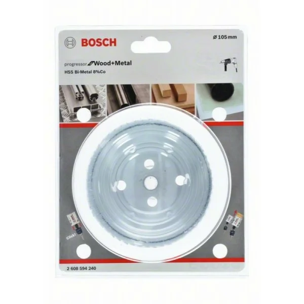 Коронка BiM PROGRESSOR 105 мм Bosch 2608594240 — изображение 2