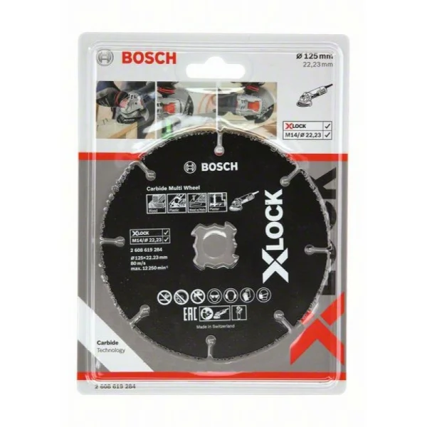 Отрезной круг по дереву X-LOCK для УШМ 125 мм Bosch 2608619284 — изображение 3