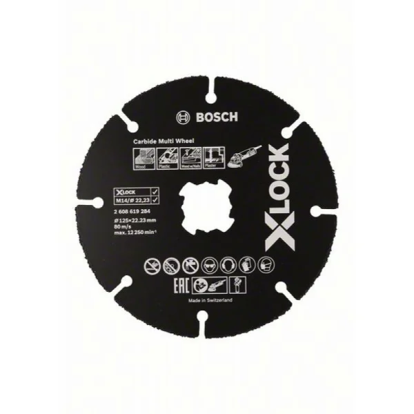 Отрезной круг по дереву X-LOCK для УШМ 125 мм Bosch 2608619284 — изображение 4