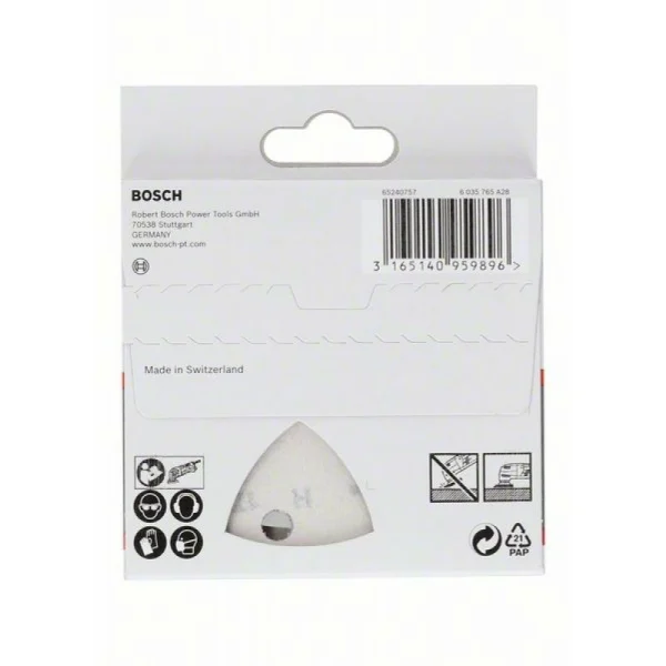 Шлифлисты 6 шт. F460 Best for Wood and Paint 93x93 мм K60/120/240 Bosch 2608621690 — изображение 3