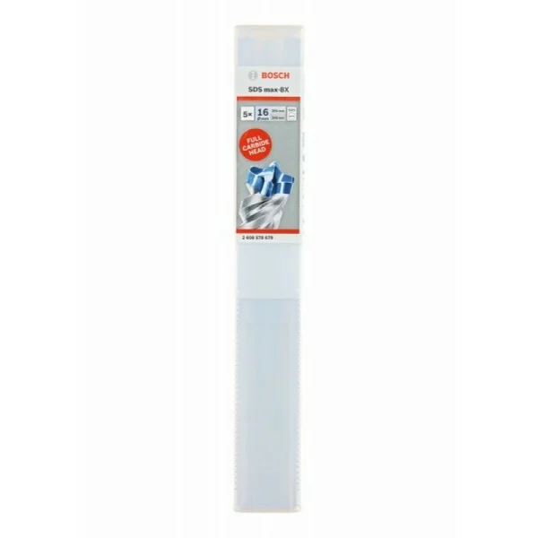 Бур SDS-max-8X (5 шт) 16 x 200 x 340 мм Bosch 2608578679