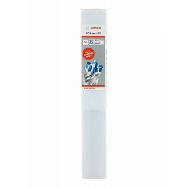Бур SDS-max-8X (5 шт) 20 x 200 x 320 мм Bosch 2608578693