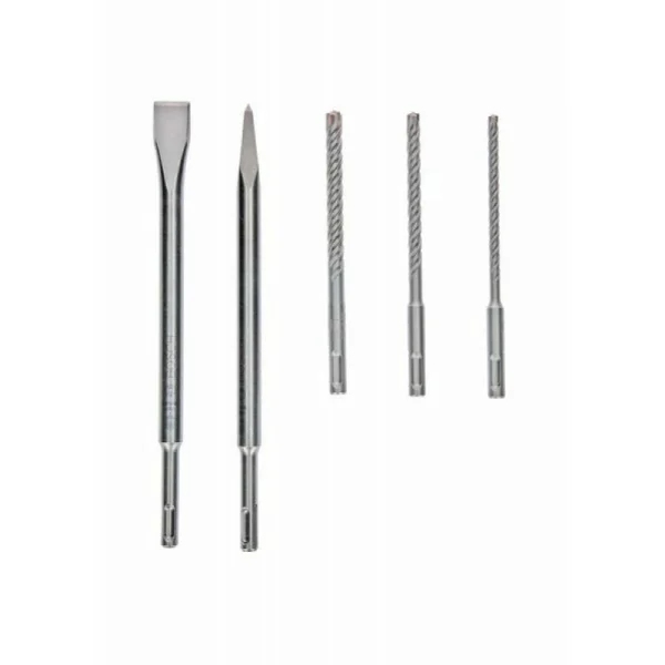 Набор буров SDS Plus-5X + SDS Plus Зубила Bosch 2607017515