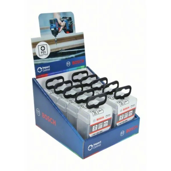 Биты 25 шт. Impact Control 25 мм PZ2 TicTac Bosch 2607002804 — изображение 2
